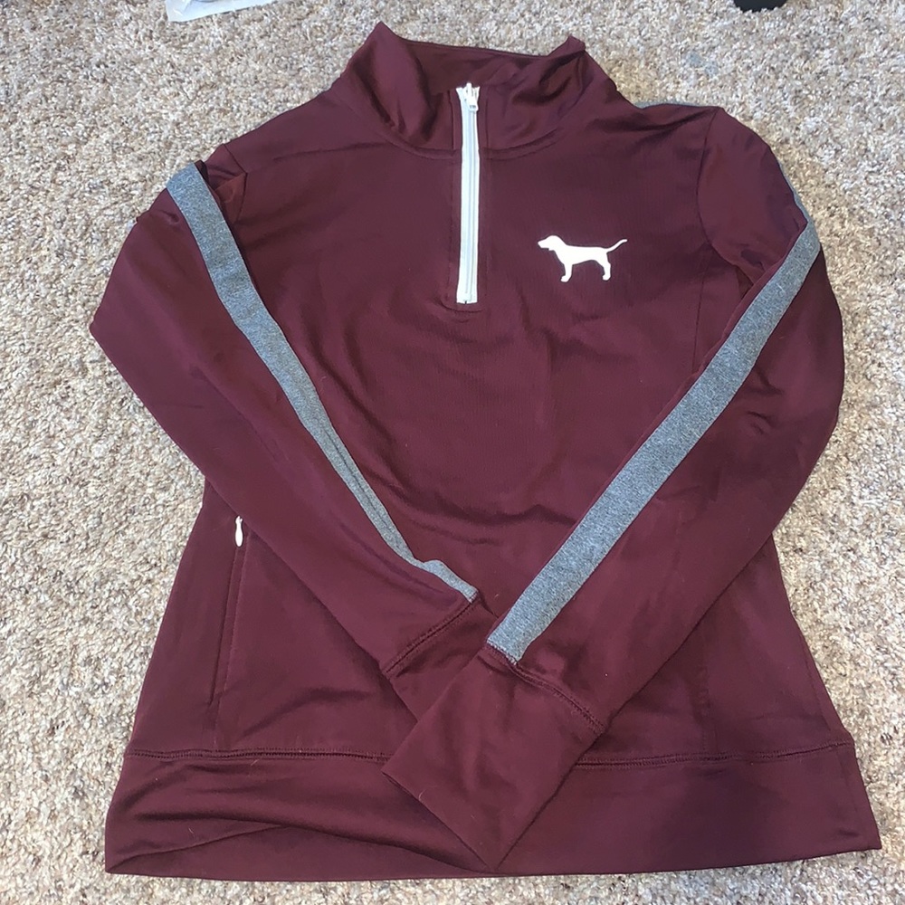 PINK HALF ZIP